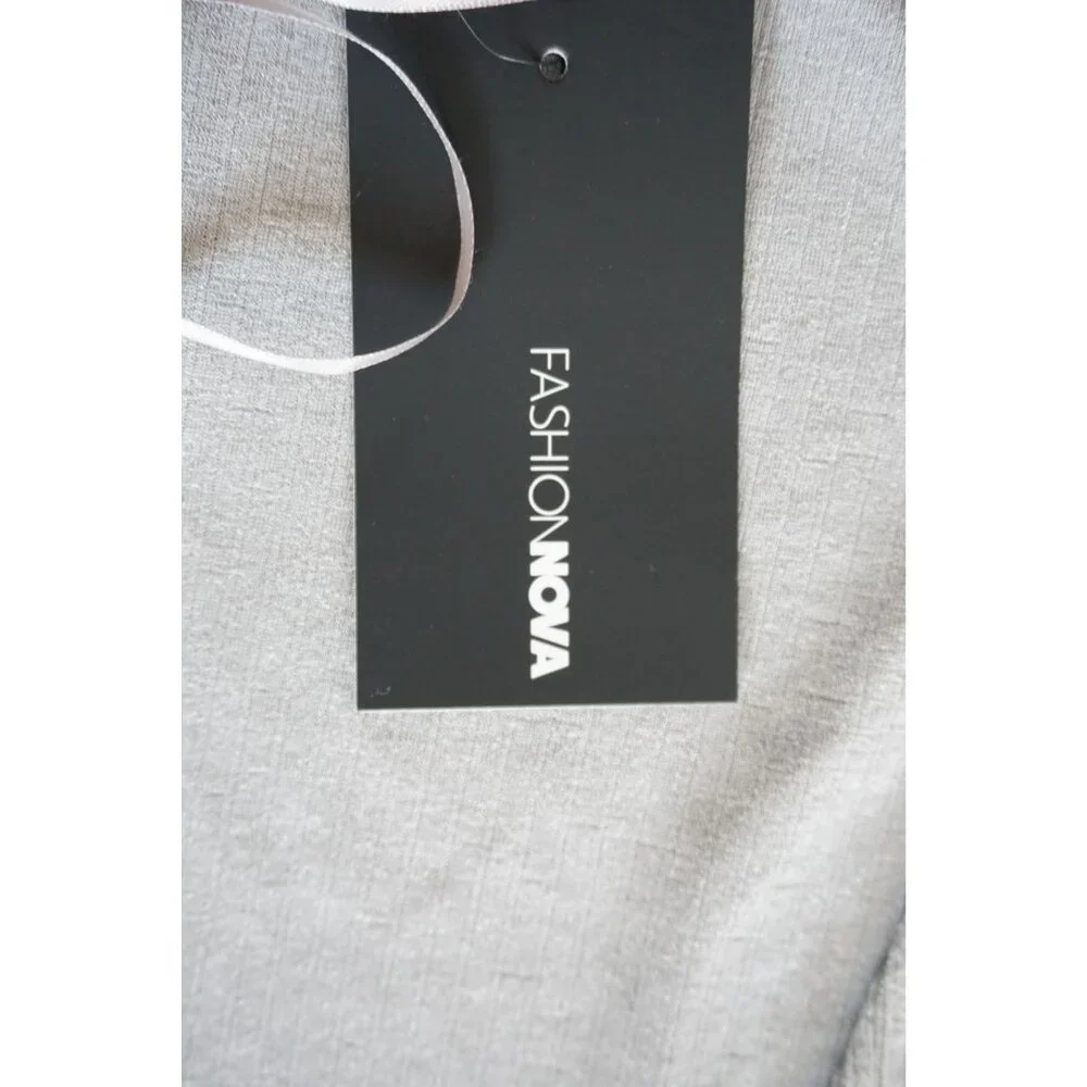 Fashion Nova Women Gray Open-Front Cardigan – Size 3X (NWT) - Picture 4 of 9